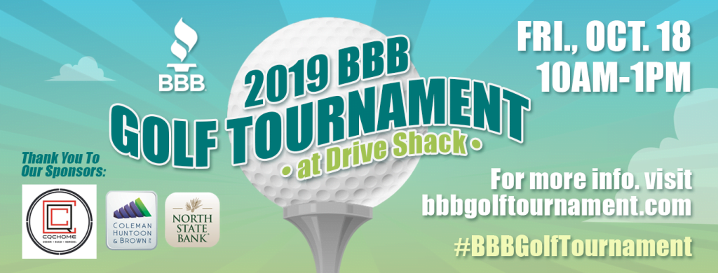 BBB Golf Tournament Social Post